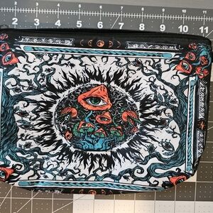 Evil Eye Mushroom Makeup / Stash Bag